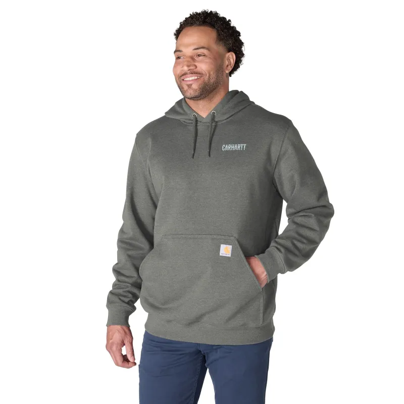 Carhartt Men's Paxton Logo Graphic Loose Fit Hoodie made by Carhartt