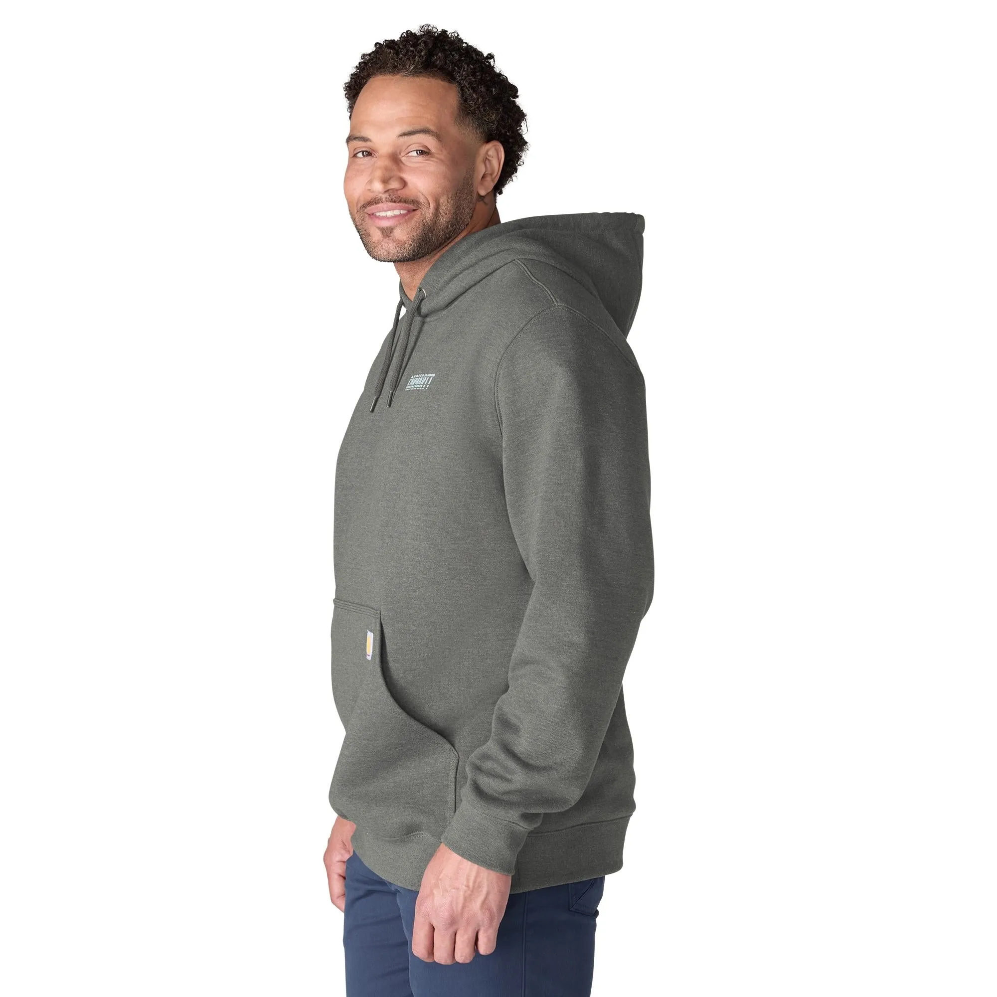 Carhartt Men's Paxton Logo Graphic Loose Fit Hoodie sold by Work World product image thumbnail 2