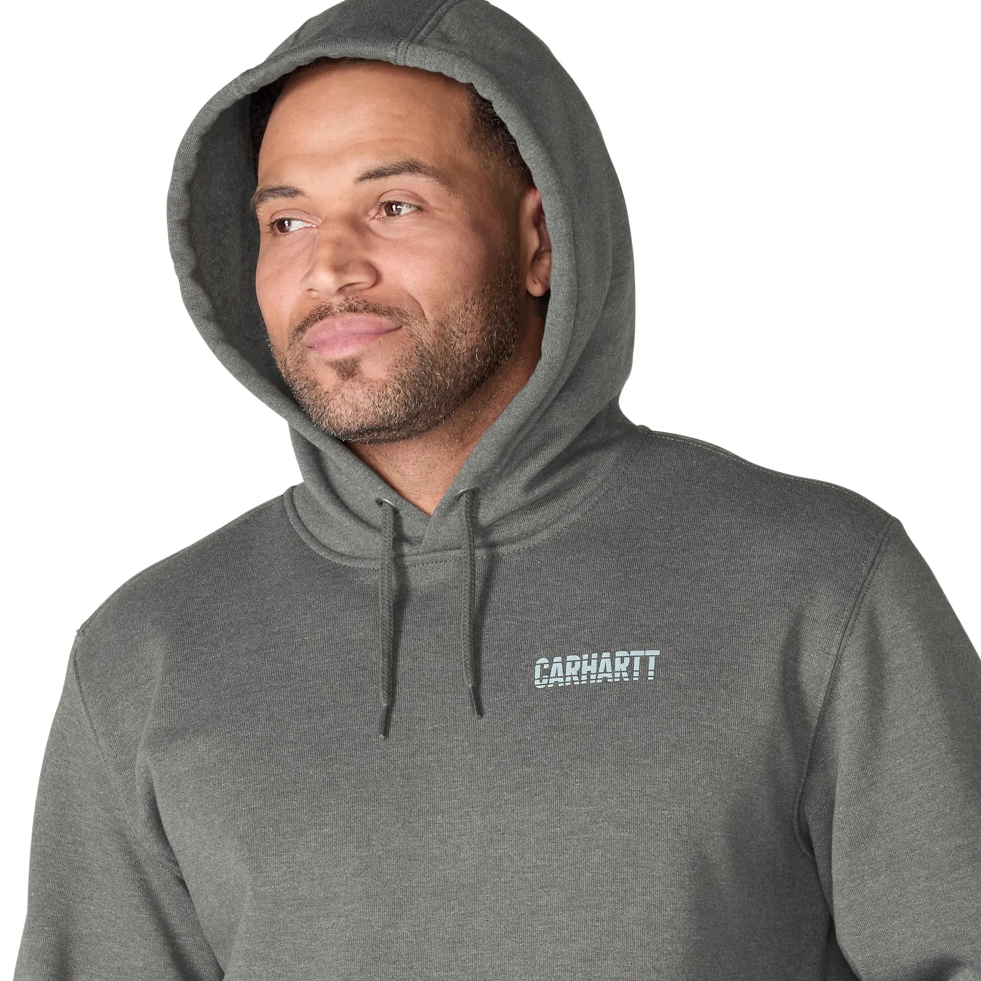 Carhartt Men's Paxton Logo Graphic Loose Fit Hoodie sold by Work World product image thumbnail 3