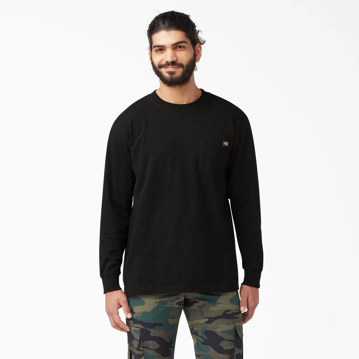 Dickies Men's Heavyweight Long Sleeve Crew Neck T-Shirt sold by Work World