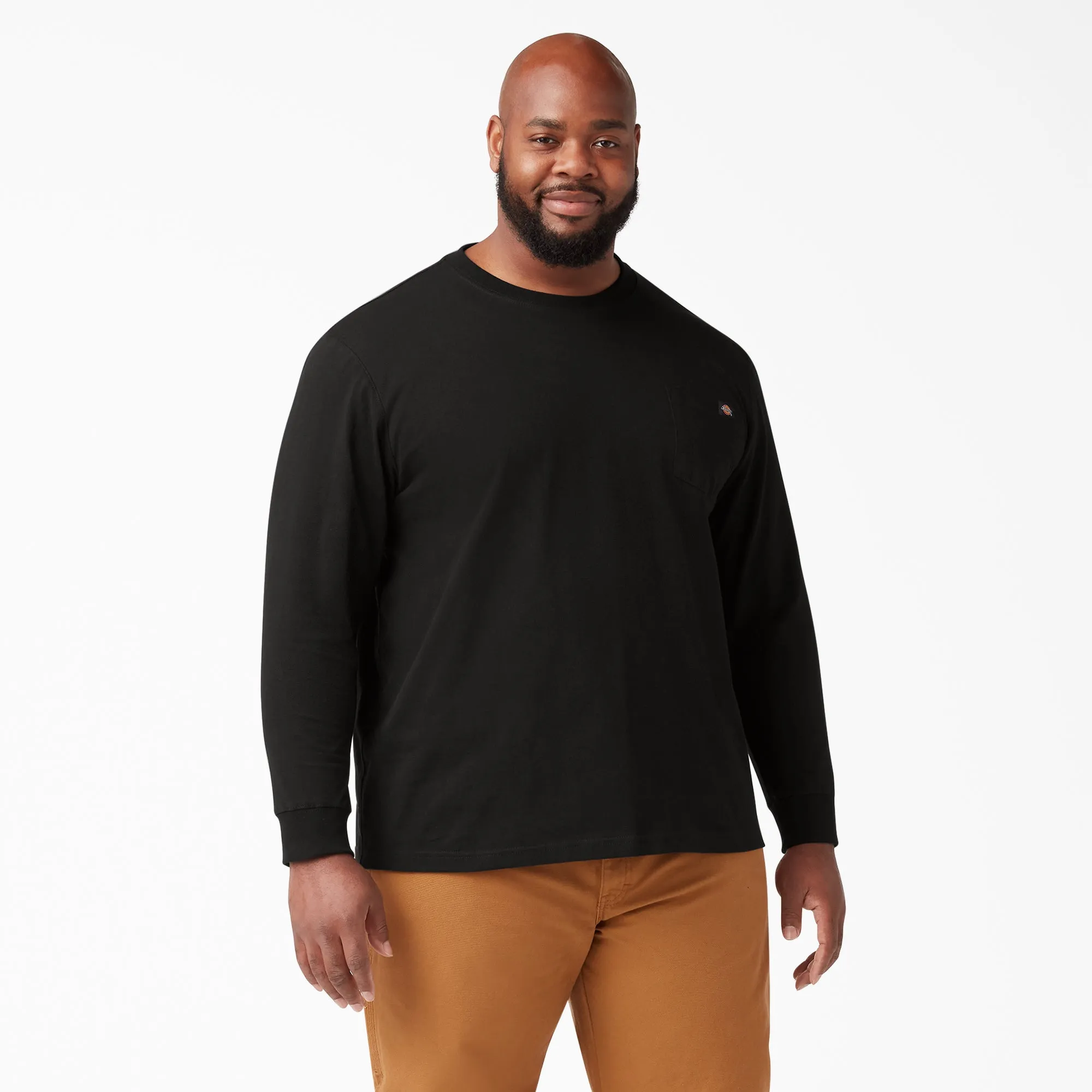 Dickies Men's Heavyweight Long Sleeve Crew Neck T-Shirt sold by Work World product image thumbnail 4