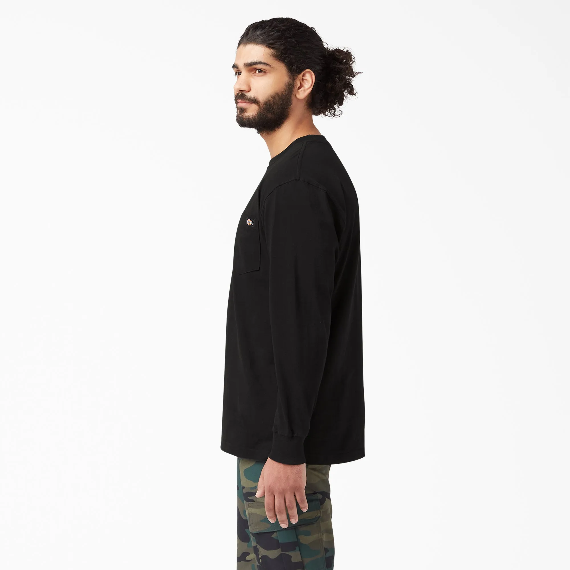 Dickies Men's Heavyweight Long Sleeve Crew Neck T-Shirt sold by Work World product image thumbnail 2
