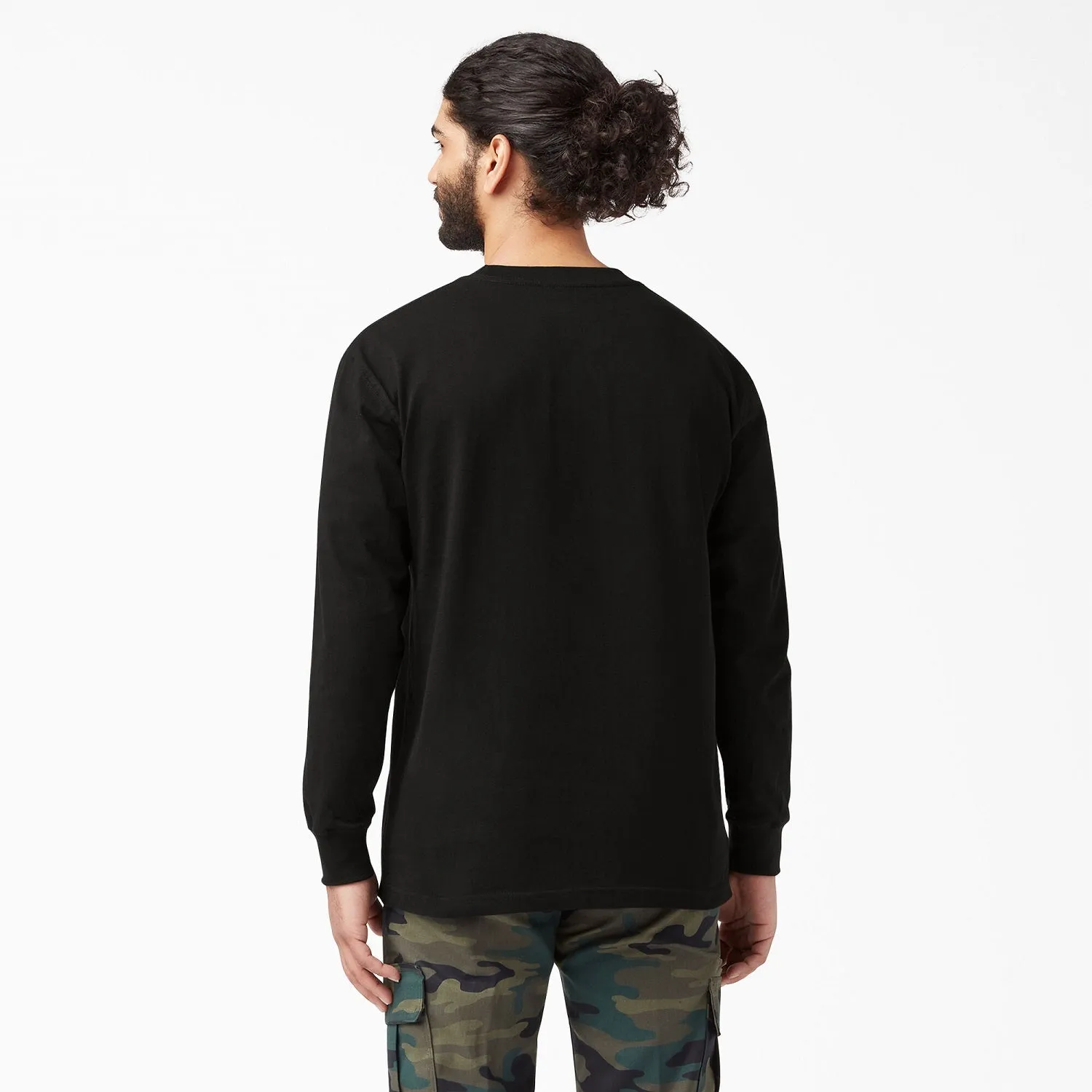 Dickies Men's Heavyweight Long Sleeve Crew Neck T-Shirt sold by Work World product image thumbnail 3