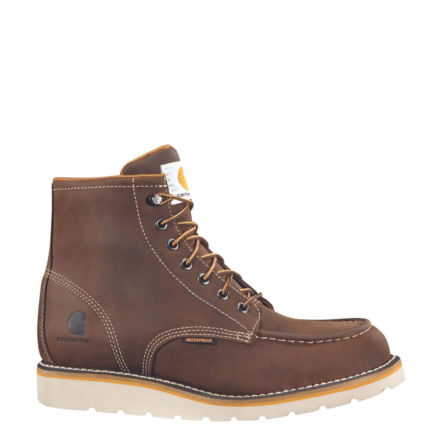 Carhartt Men's Waterproof 6" Moc Toe Wedge Boot sold by Work World