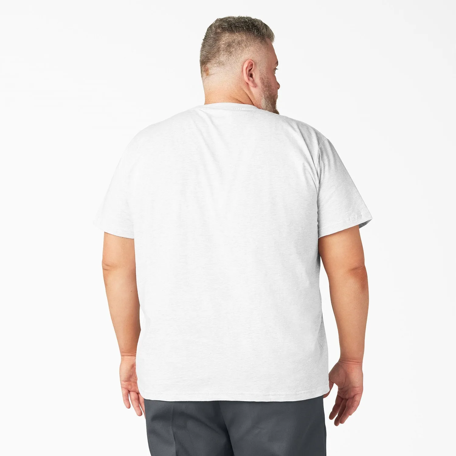 Dickies Men's Heavyweight Short Sleeve Pocket T-Shirt_Ash Gray sold by Work World product image thumbnail 5