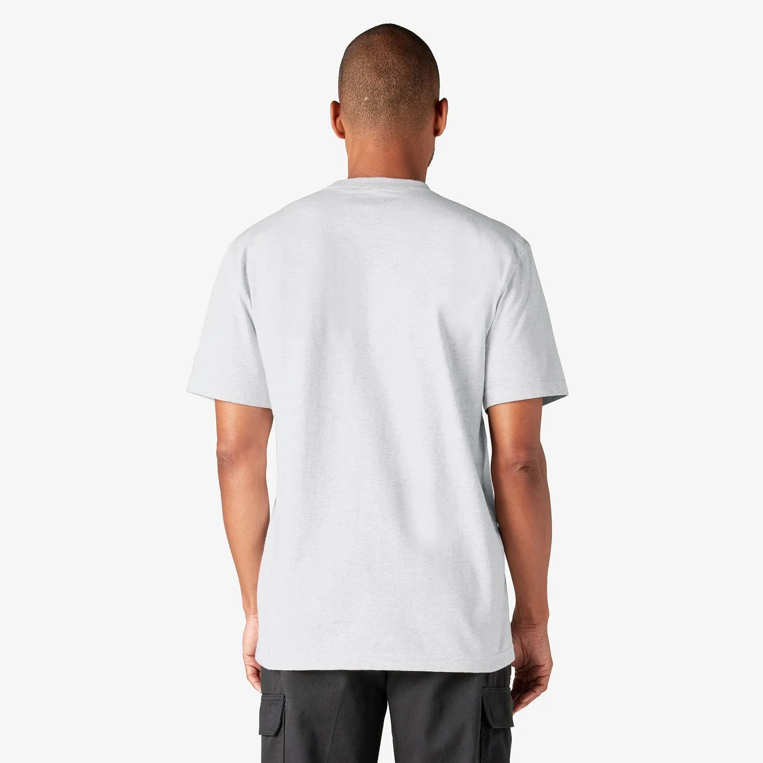 Dickies Men's Heavyweight Short Sleeve Pocket T-Shirt_Ash Gray sold by Work World product image thumbnail 3