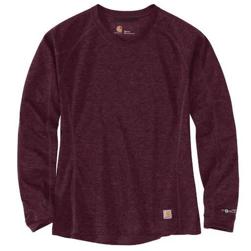 Carhartt Women's Heavyweight Long Sleeve Crew Shirt sold by Work World product image thumbnail 2