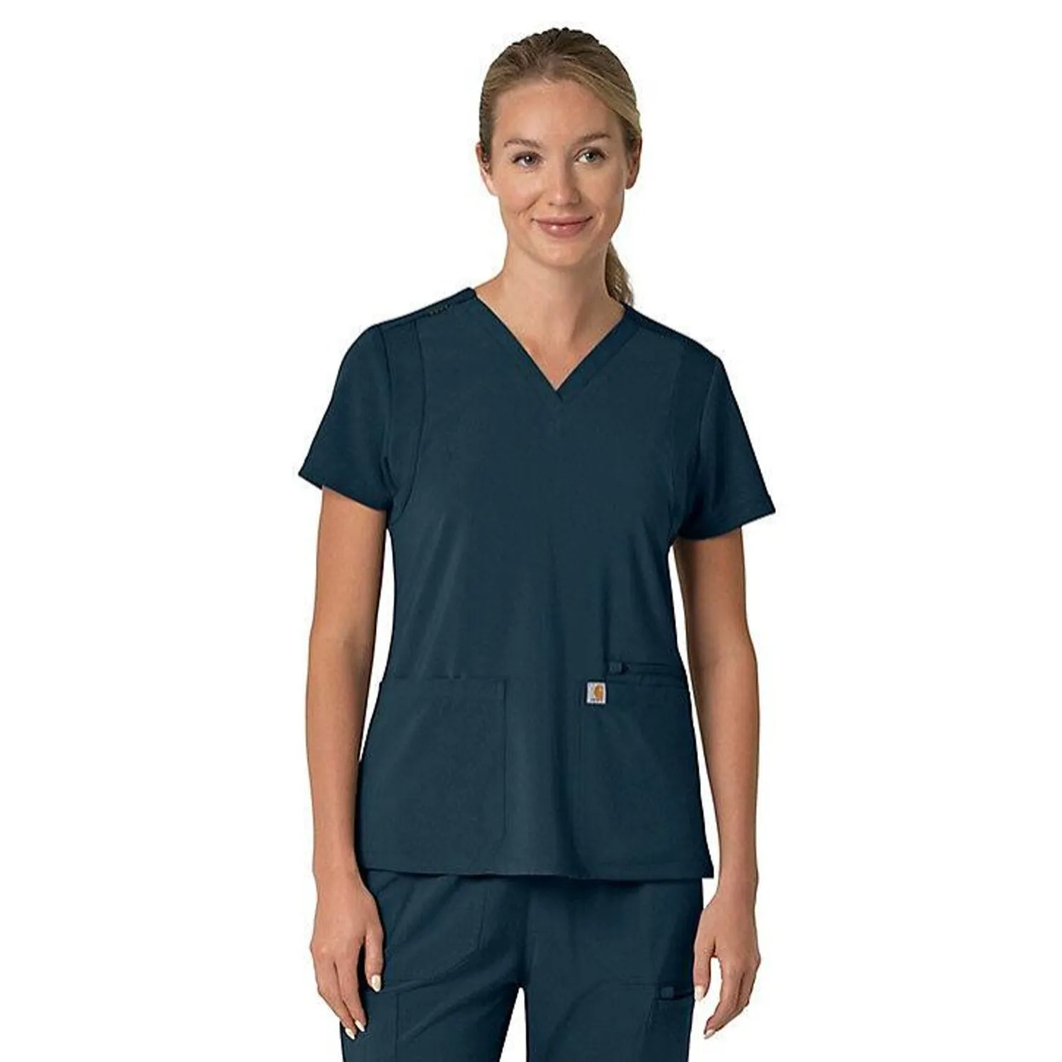 Carhartt Women's Force Flex Panel V-Neck Scrub Top sold by Work World product image thumbnail 3