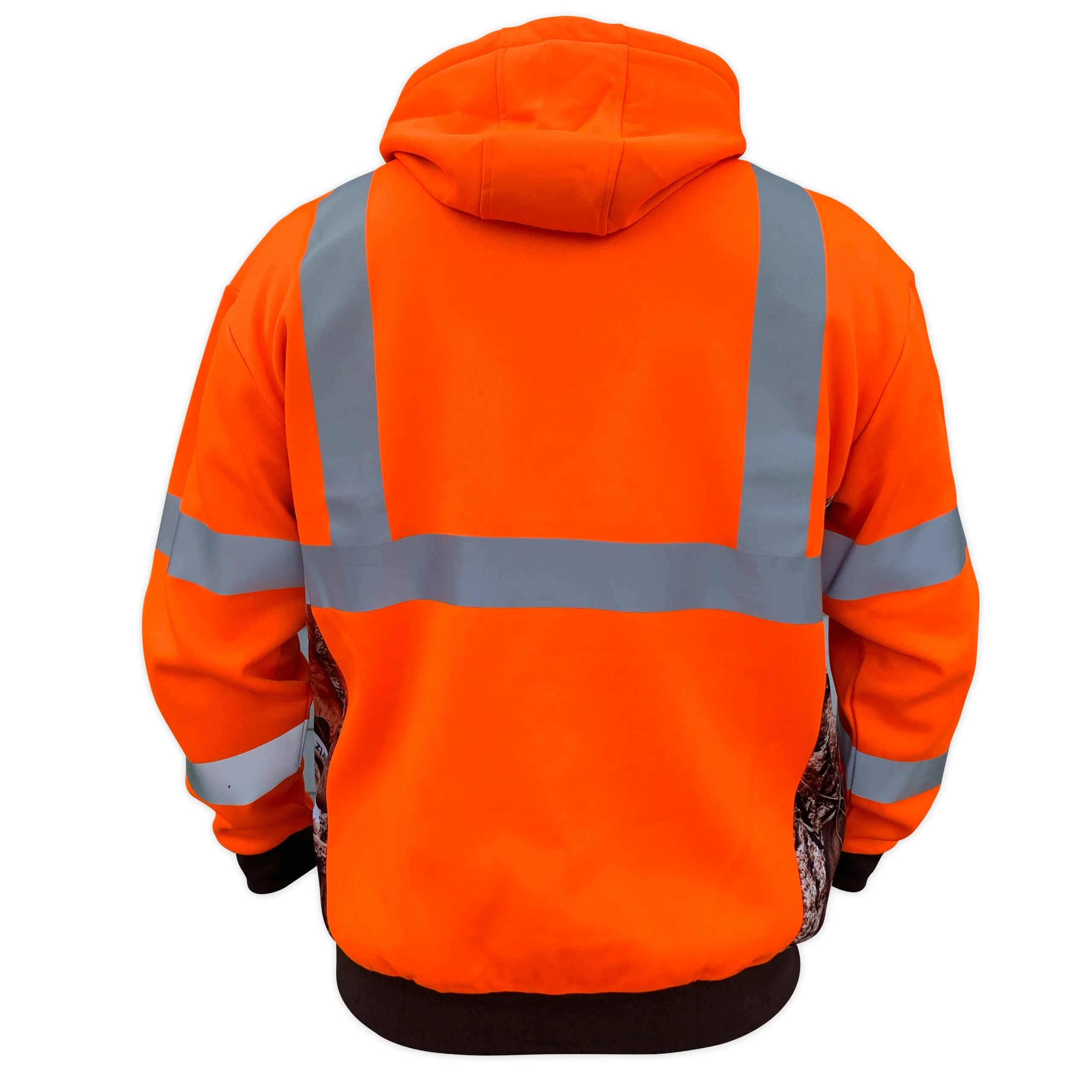 SafetyShirtz Men's SS360° Class 3 Deepwoods™ Hoodie_Orange sold by Work World product image thumbnail 2