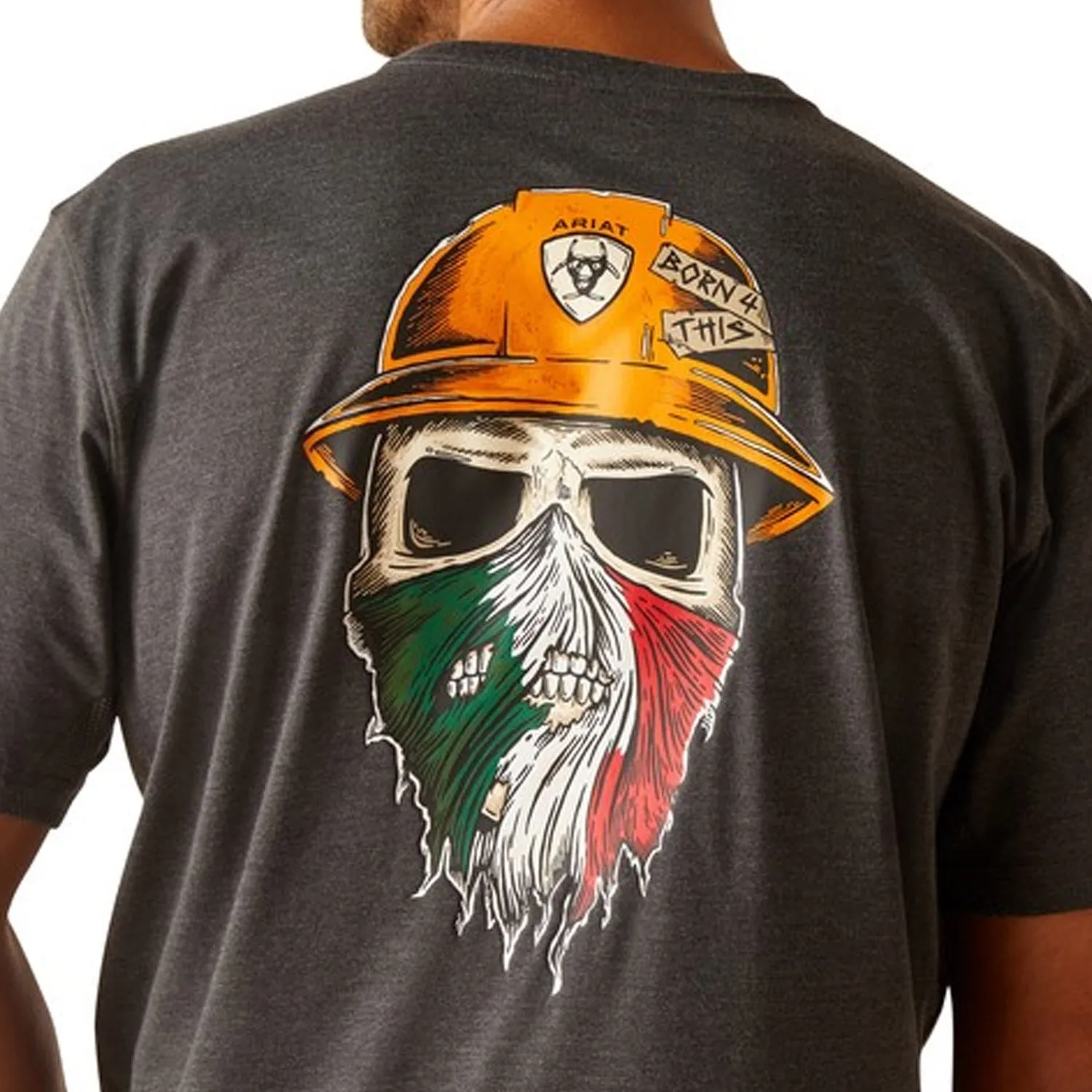 Ariat Men's Rebar Workman Born For This Graphic Short Sleeve T-Shirt sold by Work World product image thumbnail 3