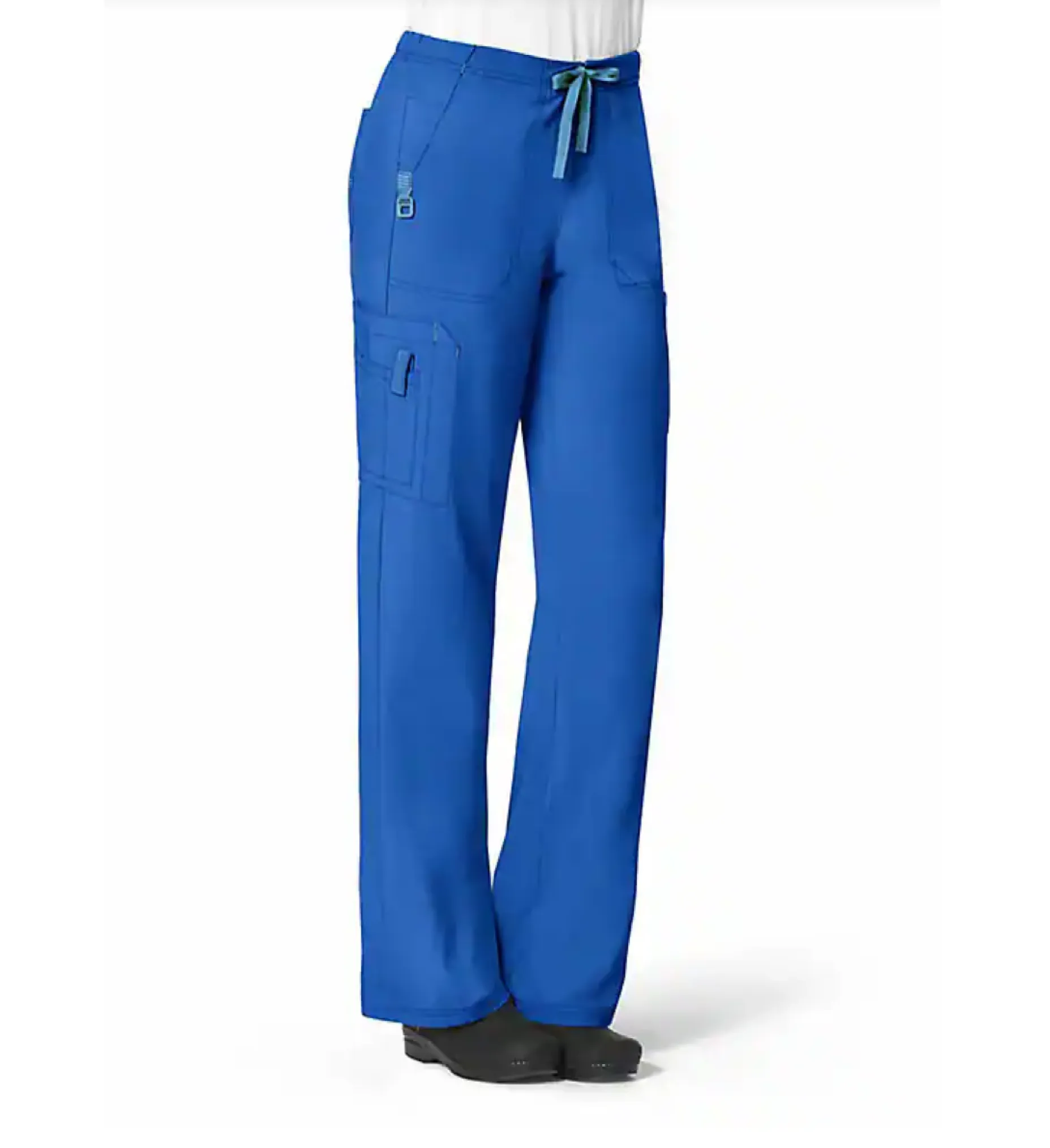 Carhartt Women's Force® Cross-Flex Utility Boot Cut Cargo Scrub Pant_Royal sold by Work World