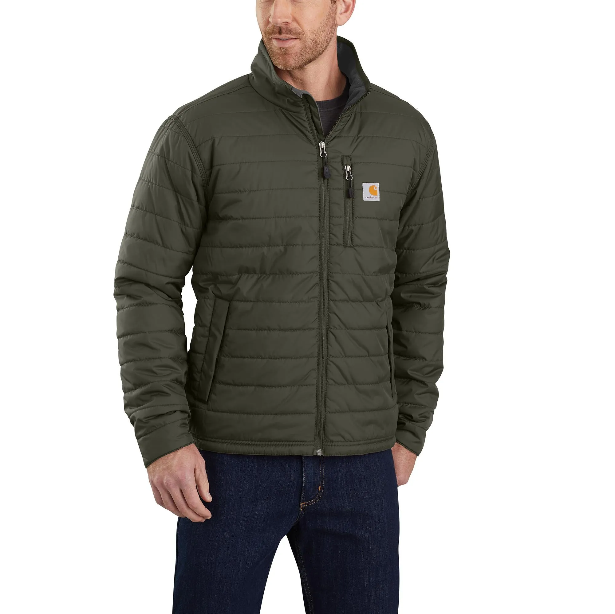 Carhartt Men's Rain Defender® Insulated Relaxed Fit Lightweight Jacket sold by Work World product image thumbnail 5