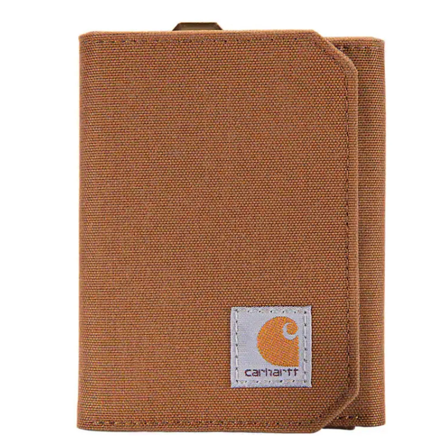 Carhartt Men's Nylon Duck RFID Logo Trifold Wallet sold by Work World