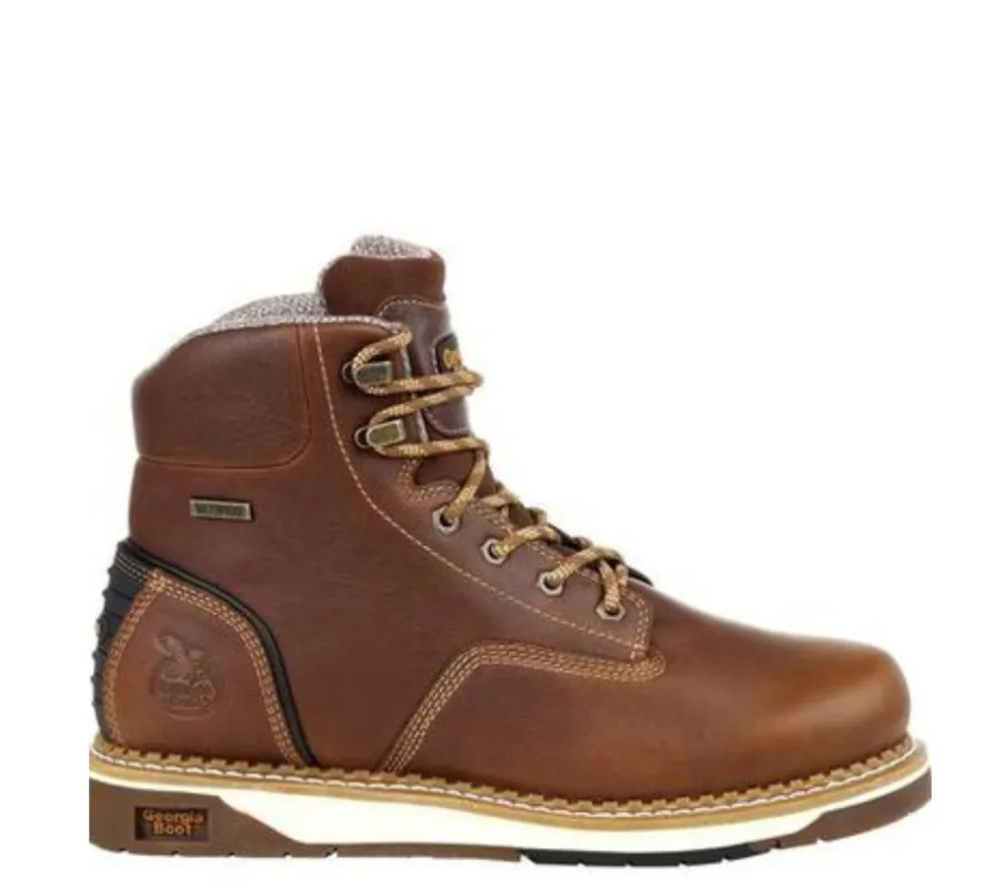 Georgia Boot Men's Wedge Sole AMP LT 6" Waterproof Boot sold by Work World