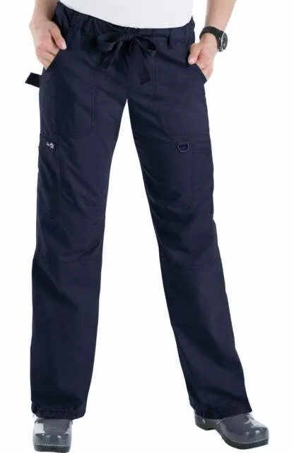 koi Women's Lindsey Drawstring Scrub Pant_Navy sold by Work World