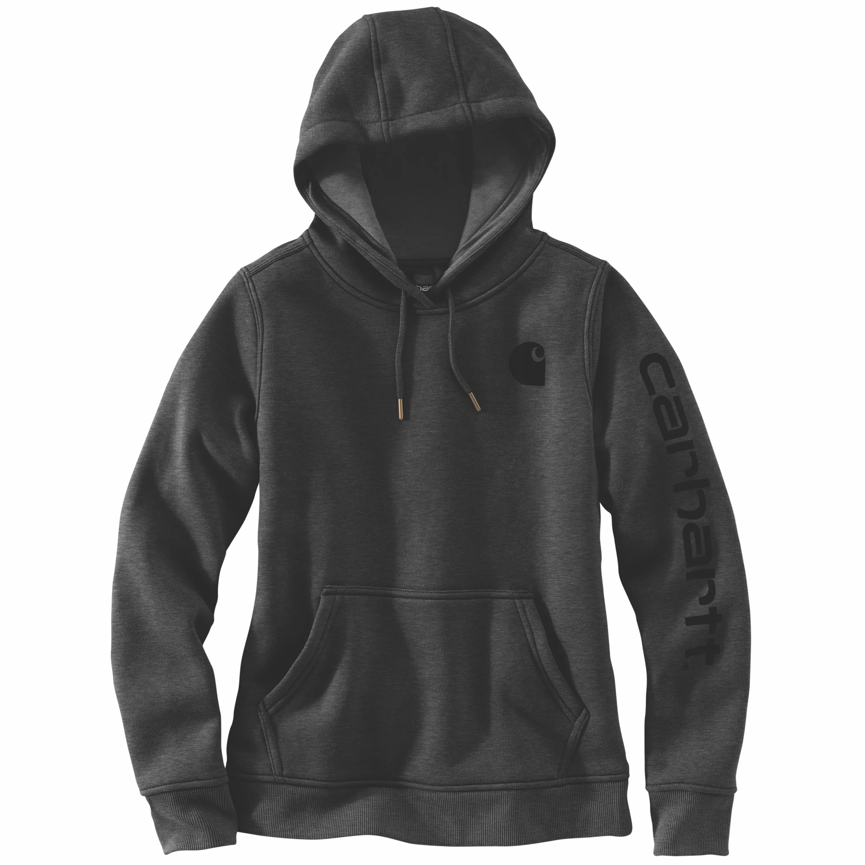 Carhartt Women's Clarksburg Graphic Sleeve Hoodie_Carbon Heather sold by Work World product image thumbnail 2