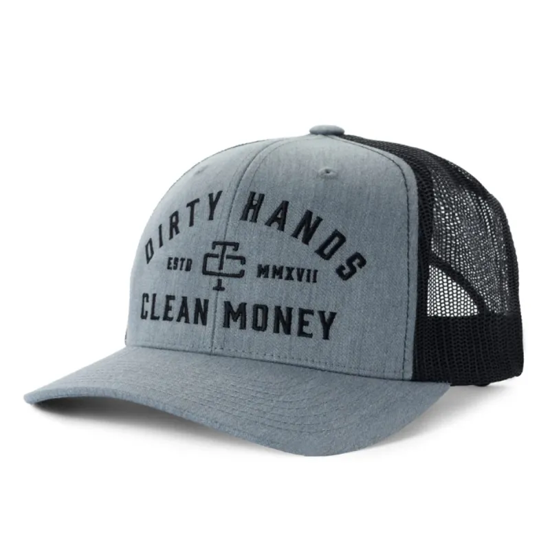 Troll Co. Catena "Dirty Hands Clean Money" Curved Brim Snapback Cap sold by Work World