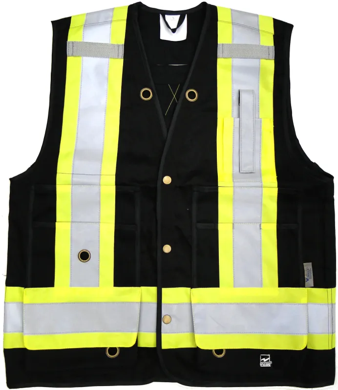 Viking Men's Open Road® Surveyor Class 1 Hi-Vis 8 Pocket Vest sold by Work World
