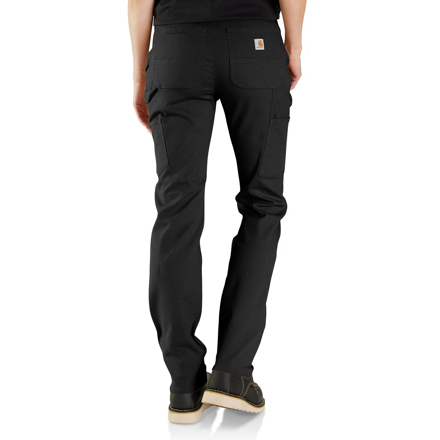 Carhartt Women's Rugged Flex® Relaxed Fit Canvas Work Pant_Black sold by Work World product image thumbnail 2