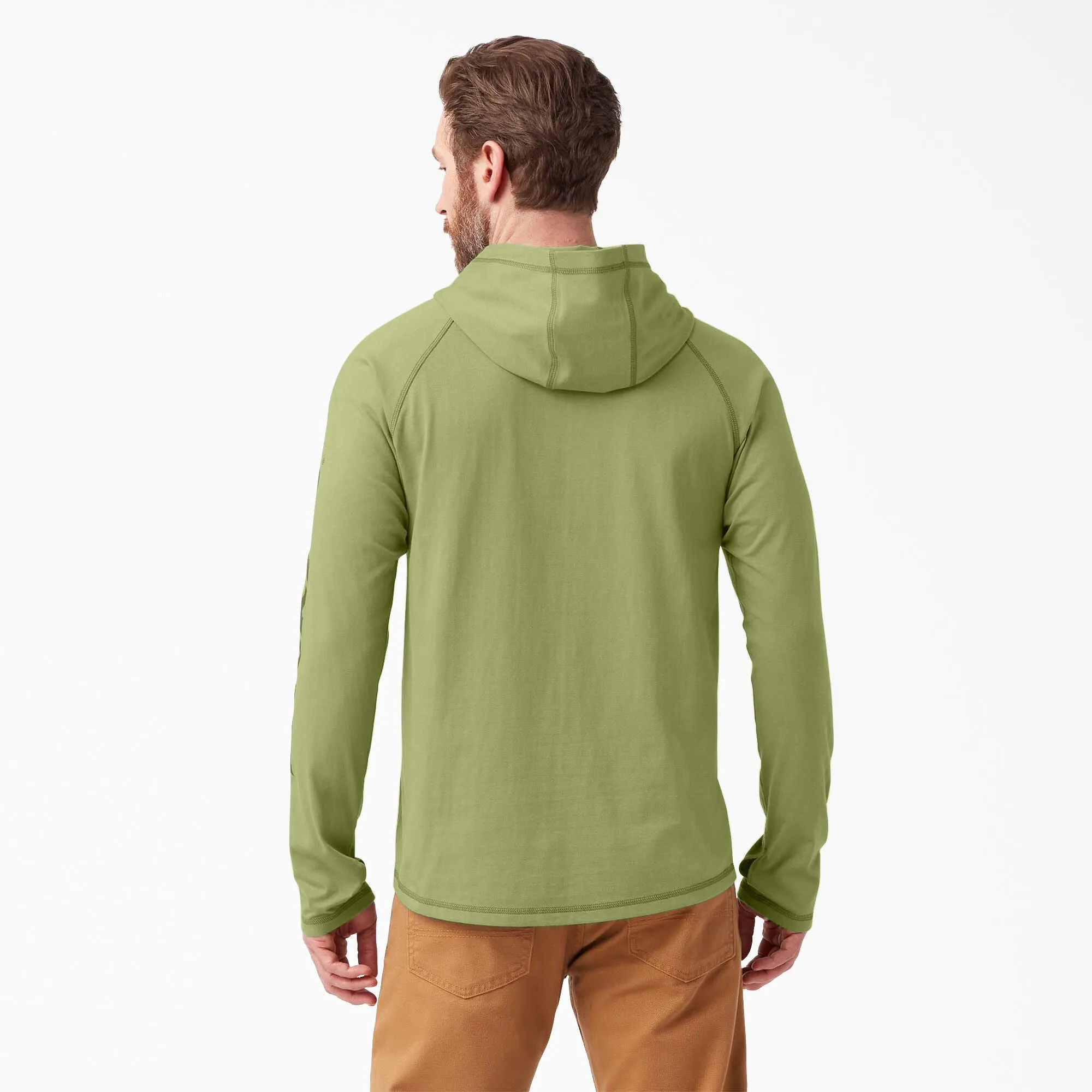 Dickies Men's Cooling Hooded Long Sleeve Performance Sun Shirt sold by Work World product image thumbnail 2