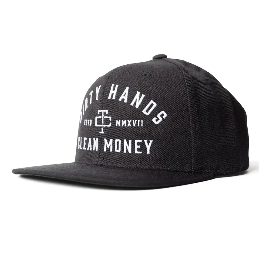Troll Co. "Dirty Hands Clean Money" Classic Snapback Cap sold by Work World