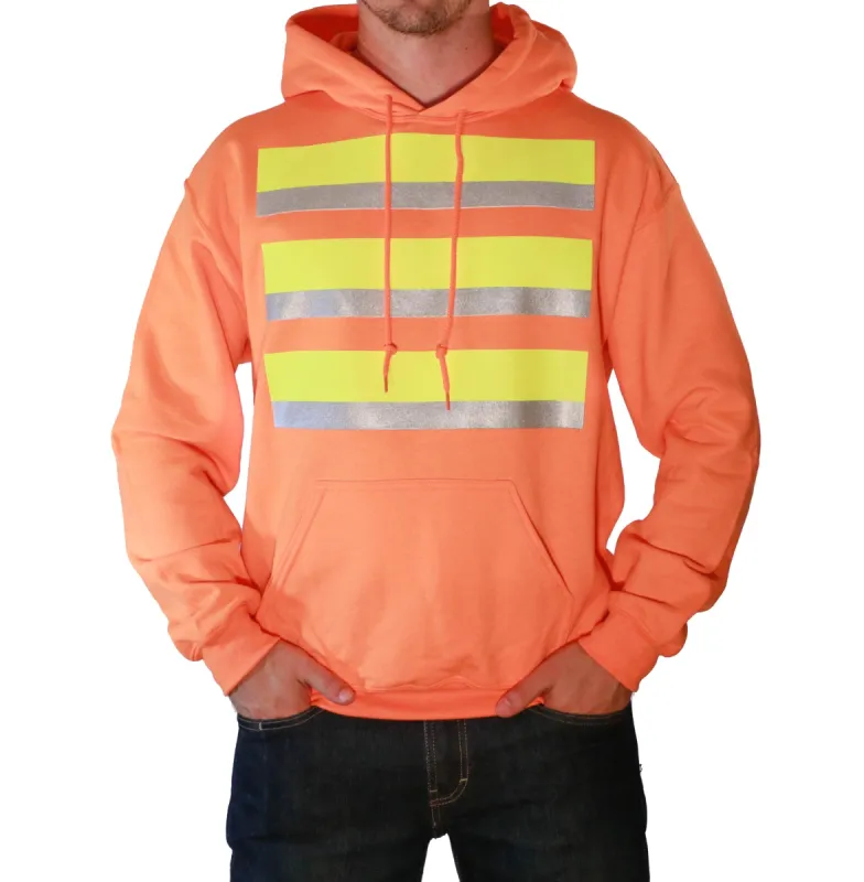Whistle Workwear Safety Hoodie_Safety Orange sold by Work World