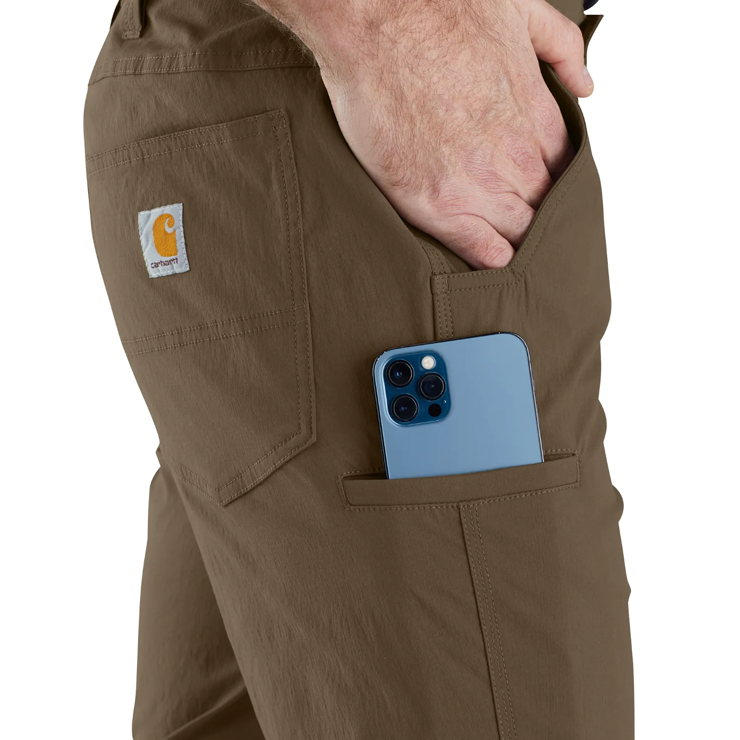 Carhartt Men's Force Relaxed Fit Ripstop 5-Pocket Work Pant sold by Work World product image thumbnail 4