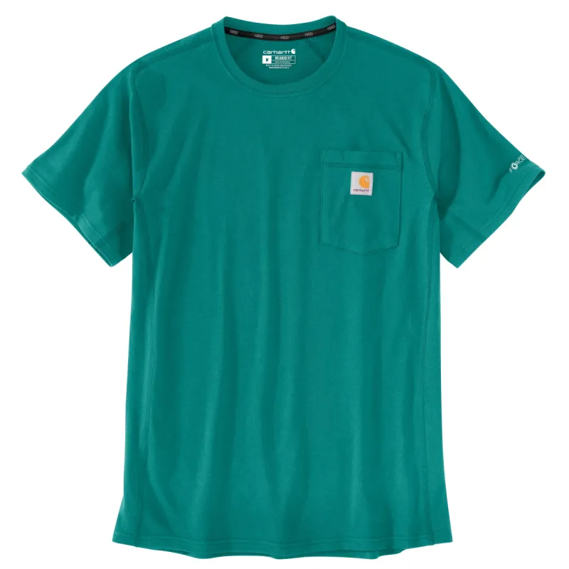 Carhartt Men's Force® Relaxed Fit Midweight Short Sleeve Pocket Tee_Dragonfly sold by Work World