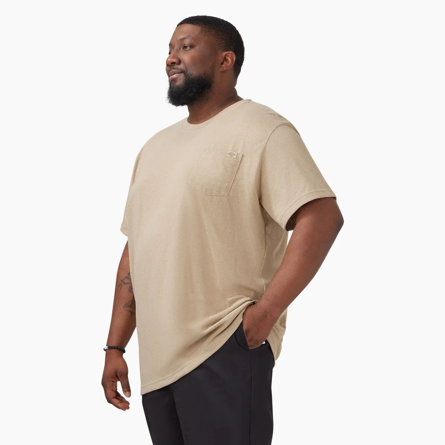 Dickies Men's Heavyweight Heathered Short Sleeve Pocket T-Shirt sold by Work World product image thumbnail 5
