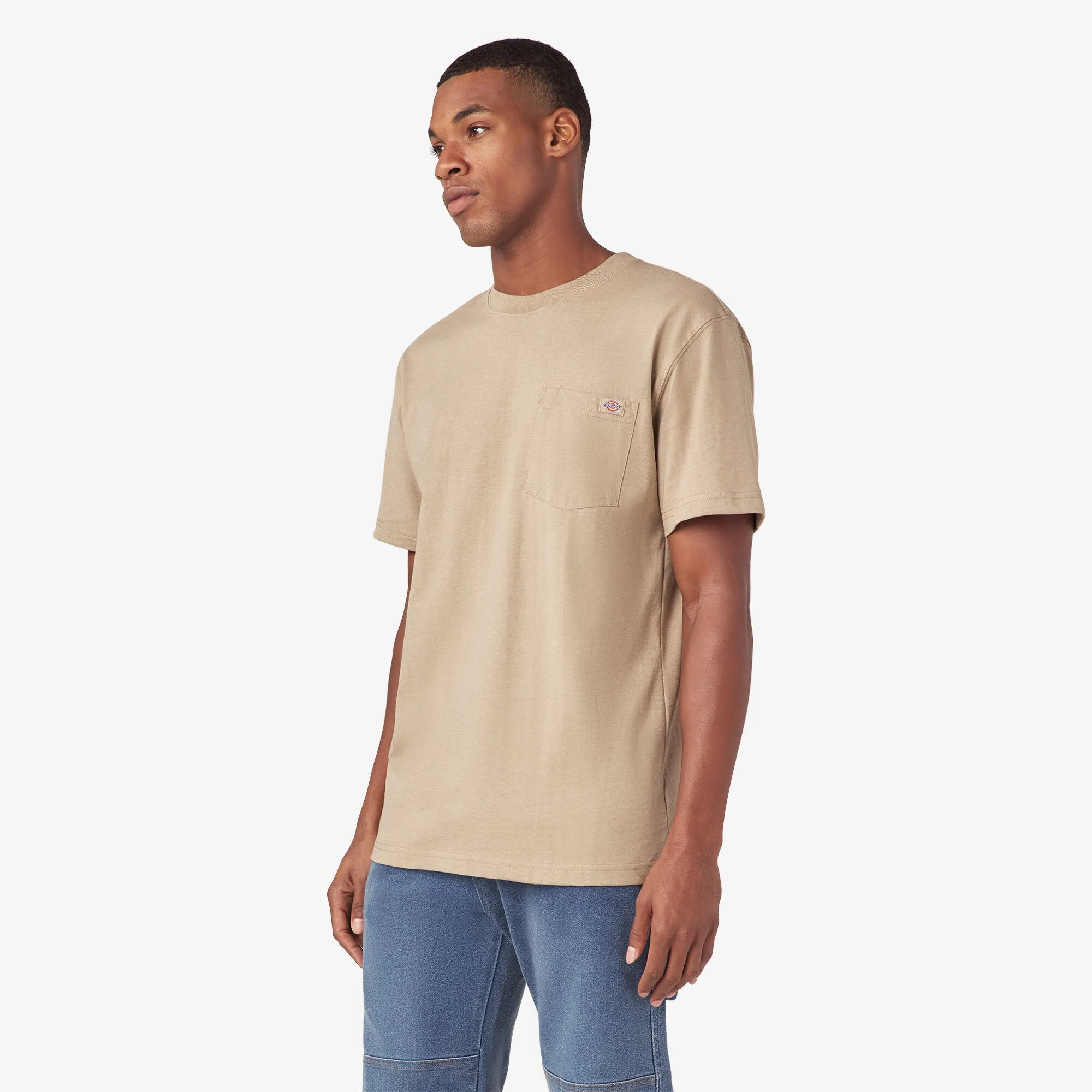 Dickies Men's Heavyweight Heathered Short Sleeve Pocket T-Shirt sold by Work World product image thumbnail 2