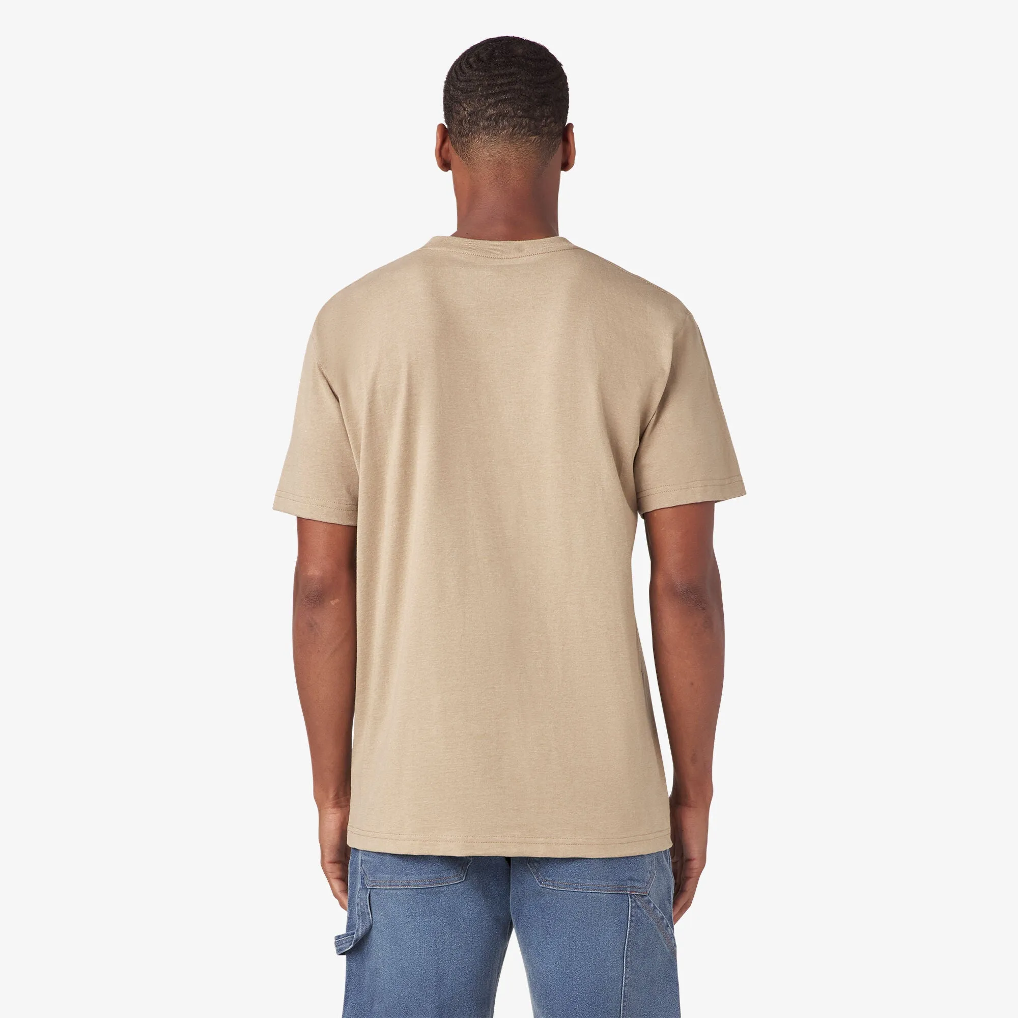 Dickies Men's Heavyweight Heathered Short Sleeve Pocket T-Shirt sold by Work World product image thumbnail 3
