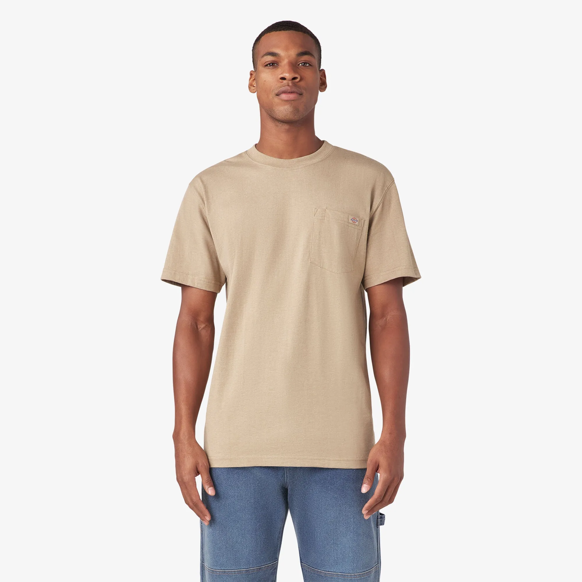 Dickies Men's Heavyweight Heathered Short Sleeve Pocket T-Shirt sold by Work World