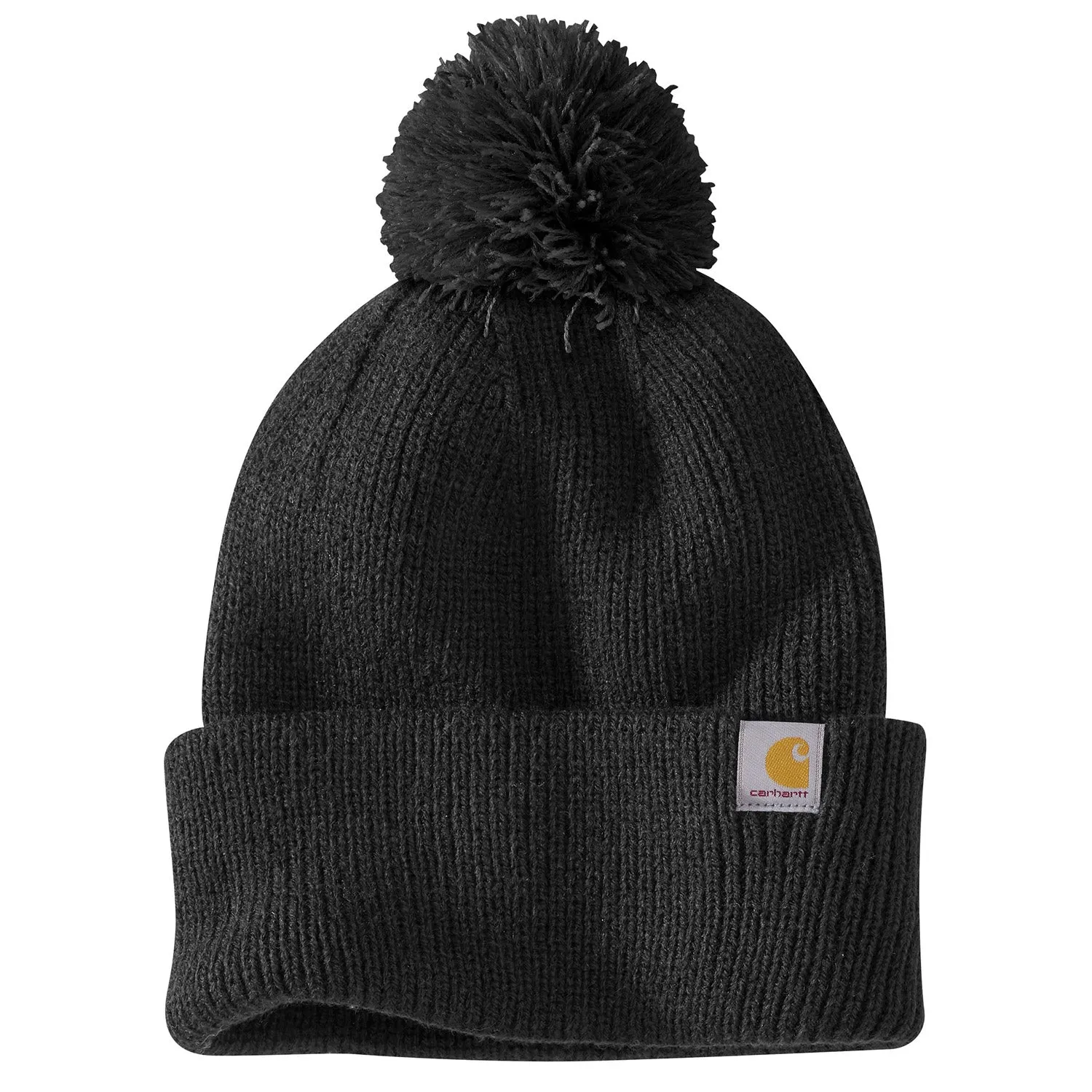 Carhartt Women's Knit Pom-Pom Cuffed Beanie sold by Work World product image thumbnail 2