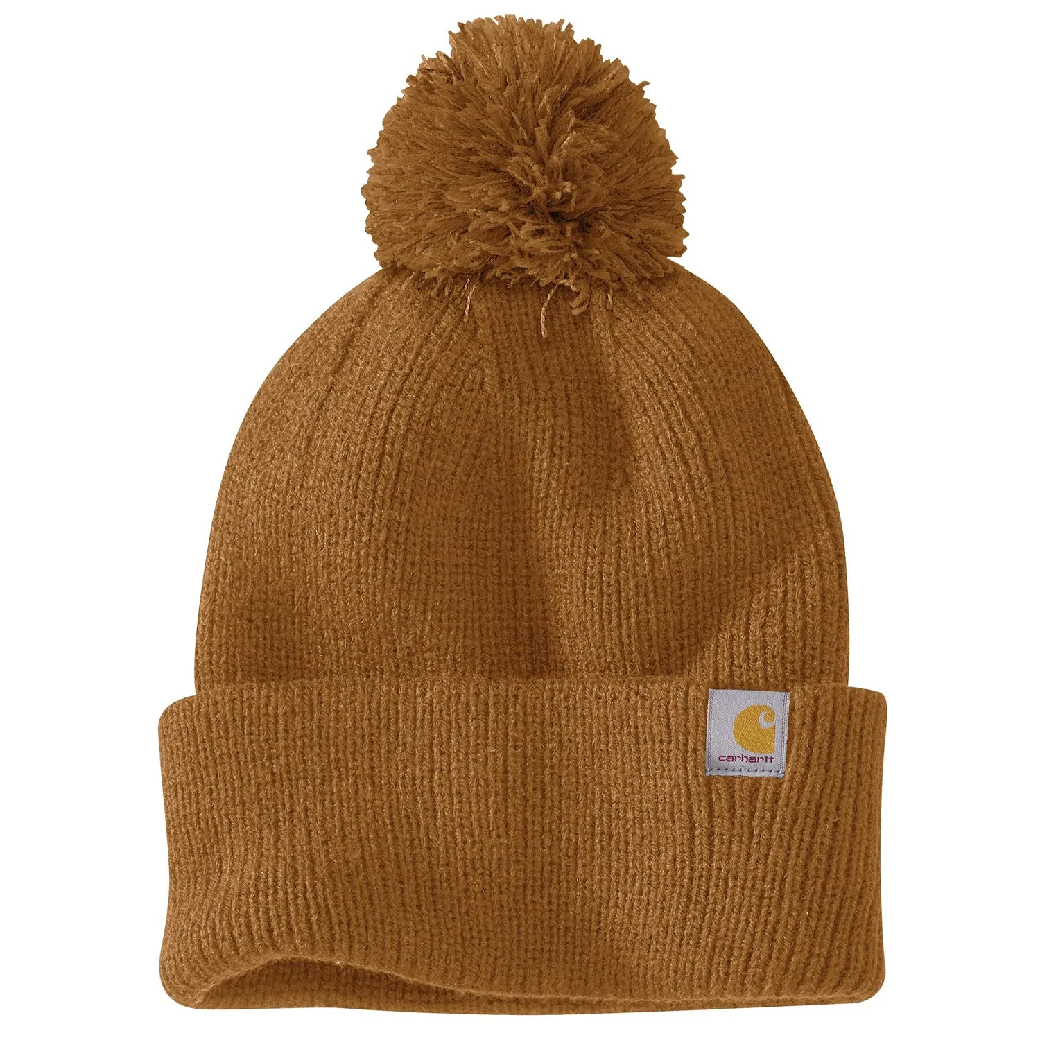 Carhartt Women's Knit Pom-Pom Cuffed Beanie sold by Work World