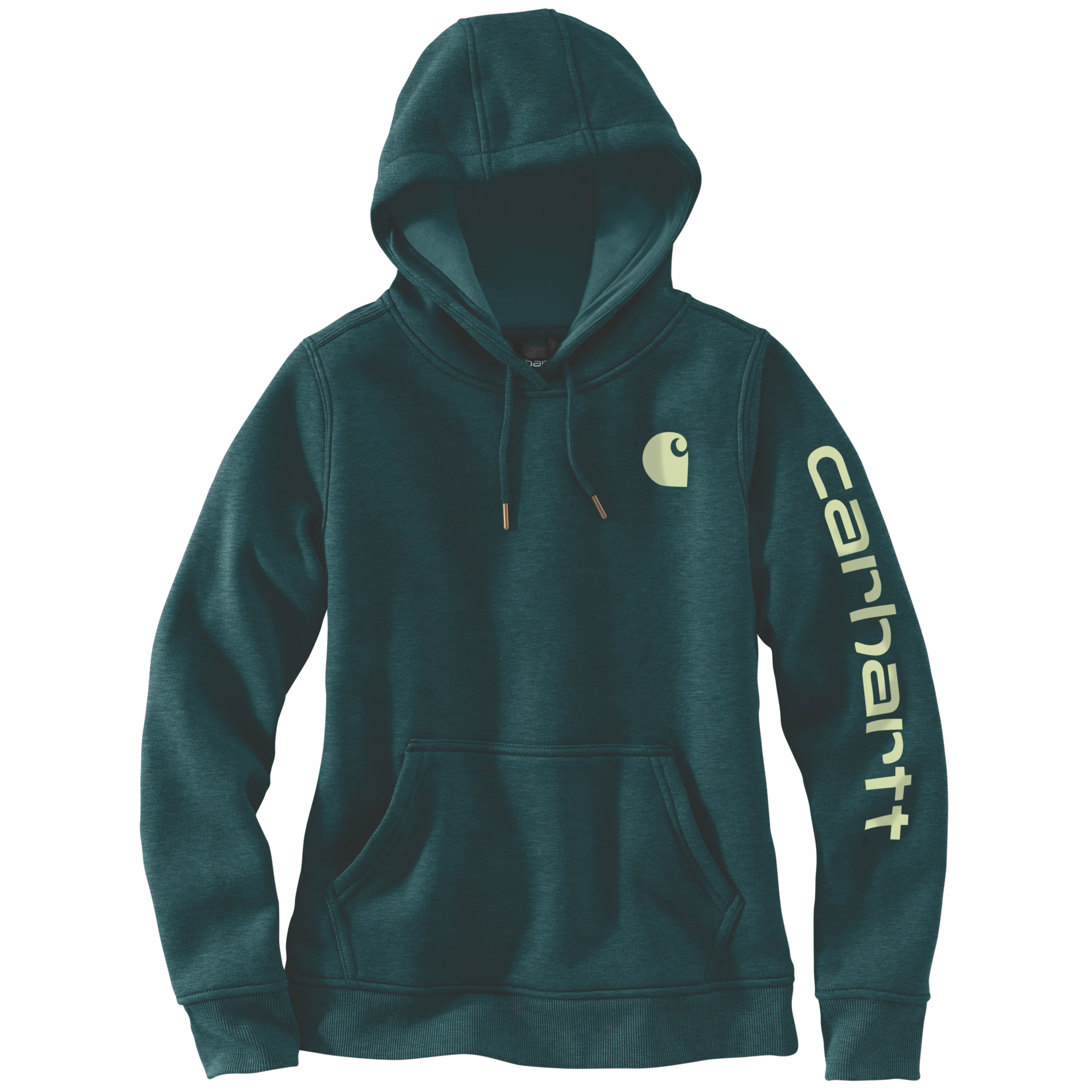 Carhartt Women's Clarksburg Graphic Sleeve Hoodie_Tidal Heather sold by Work World product image thumbnail 2