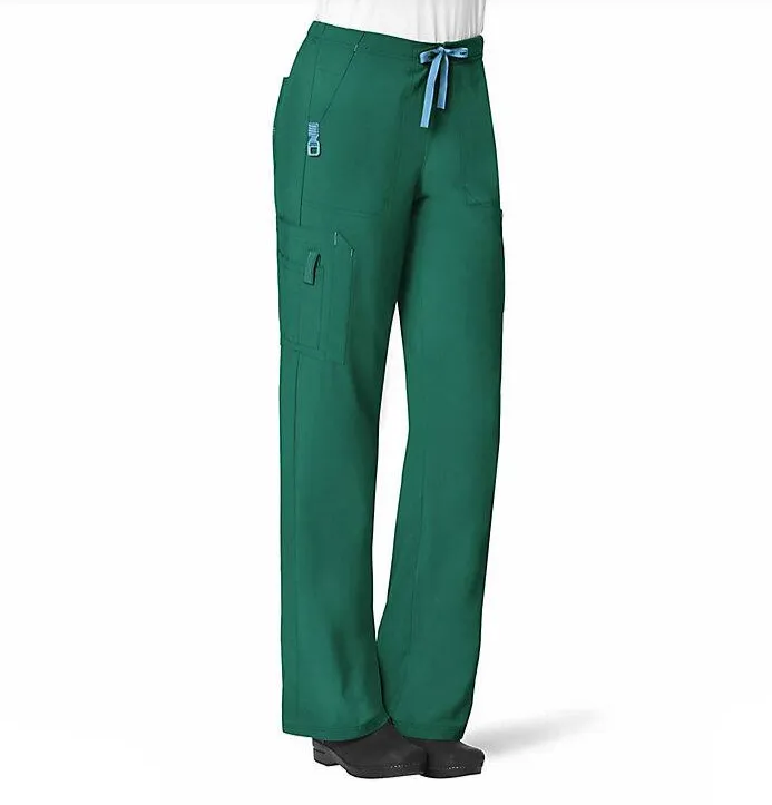 Carhartt Women's Force® Cross-Flex Utility Boot Cut Cargo Scrub Pant_Hunter Green sold by Work World