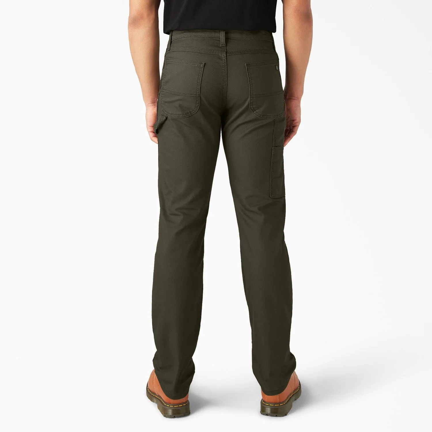 Dickies Men's FLEX Regular Fit Duck Carpenter Pant_Stonewashed Moss sold by Work World product image thumbnail 5