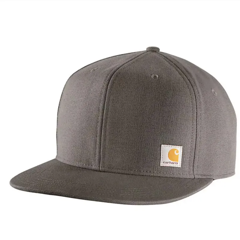 Carhartt Men's Firm Duck Flat Brim Cap sold by Work World