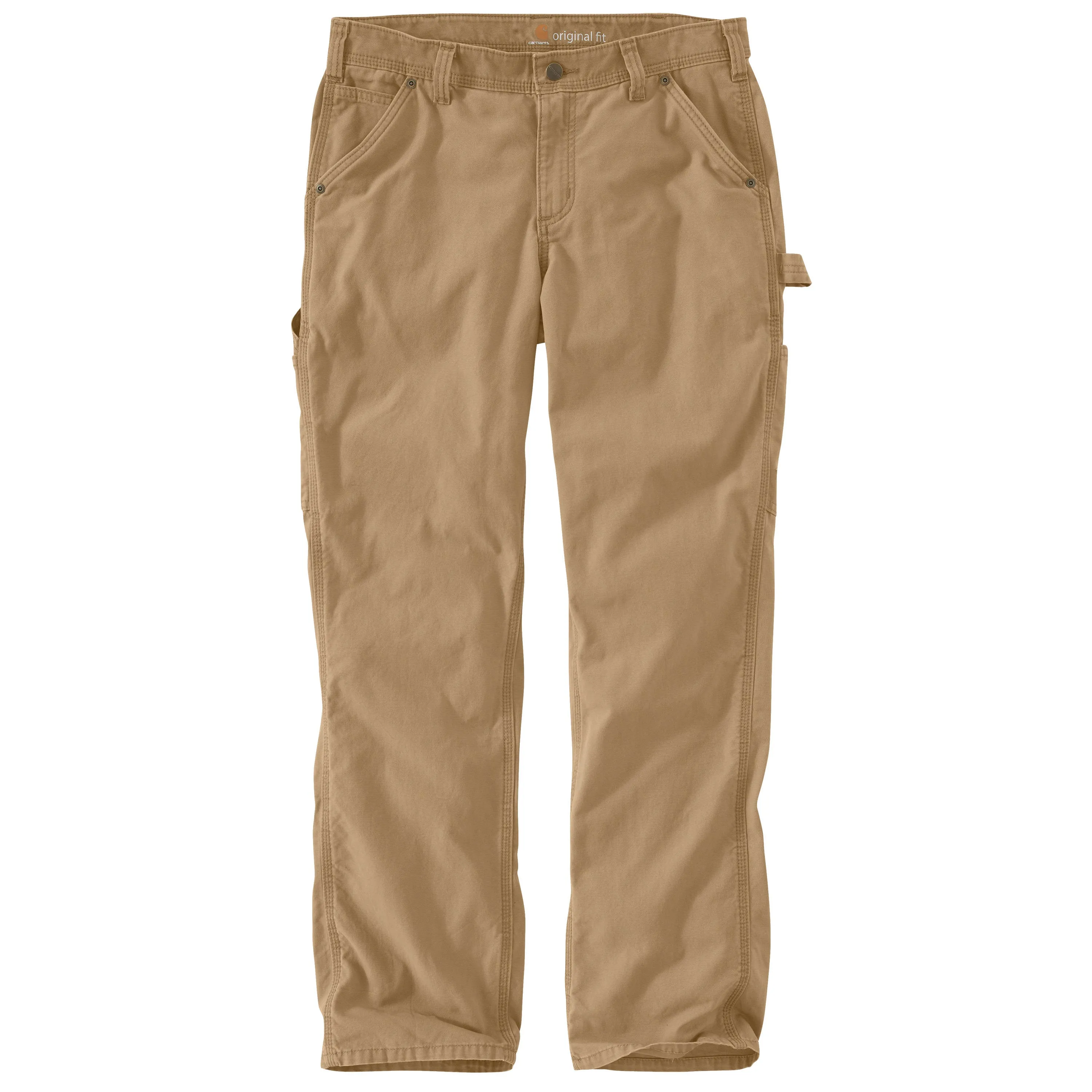 Carhartt Women's Rugged Flex® Loose Fit Crawford Pant_Dark Khaki sold by Work World product image thumbnail 2