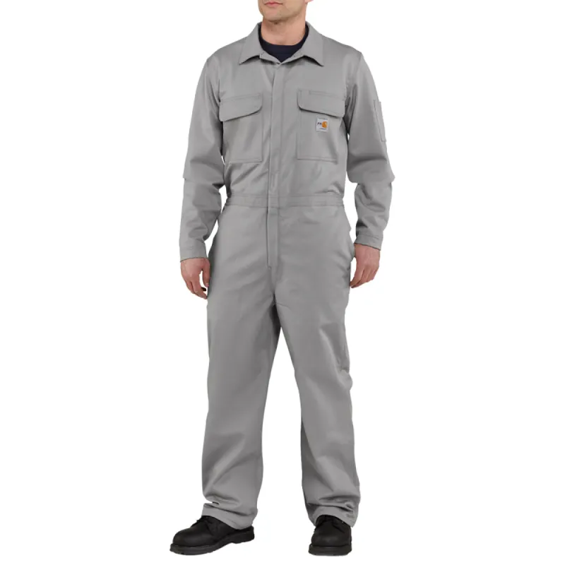 Carhartt Men's Flame Resistant Twill Coverall_Grey sold by Work World