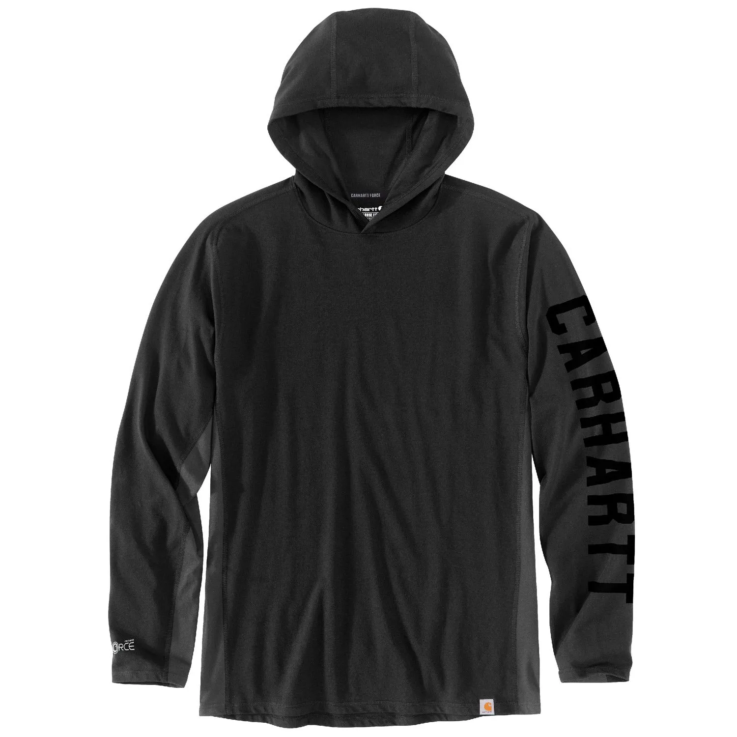 Carhartt Men's Force® Relaxed Fit Long Sleeve Logo Graphic Hooded Tee sold by Work World product image thumbnail 3