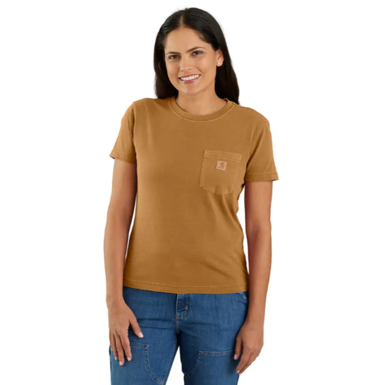 Carhartt Women's Re-Engineered Garment Dyed Pocket Short Sleeve T-Shirt sold by Work World