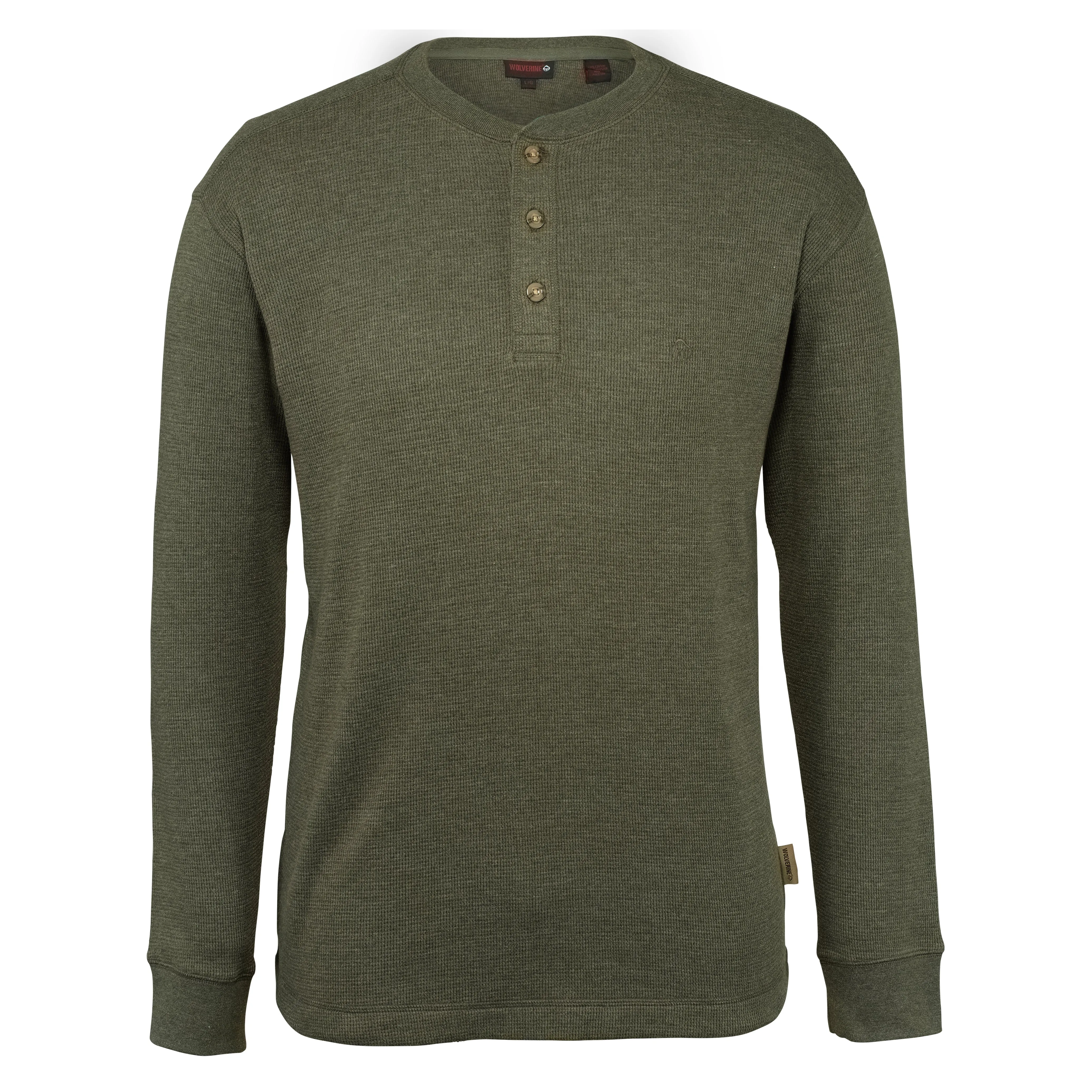 Wolverine Men's Walden Long Sleeve Henley sold by Work World product image thumbnail 3