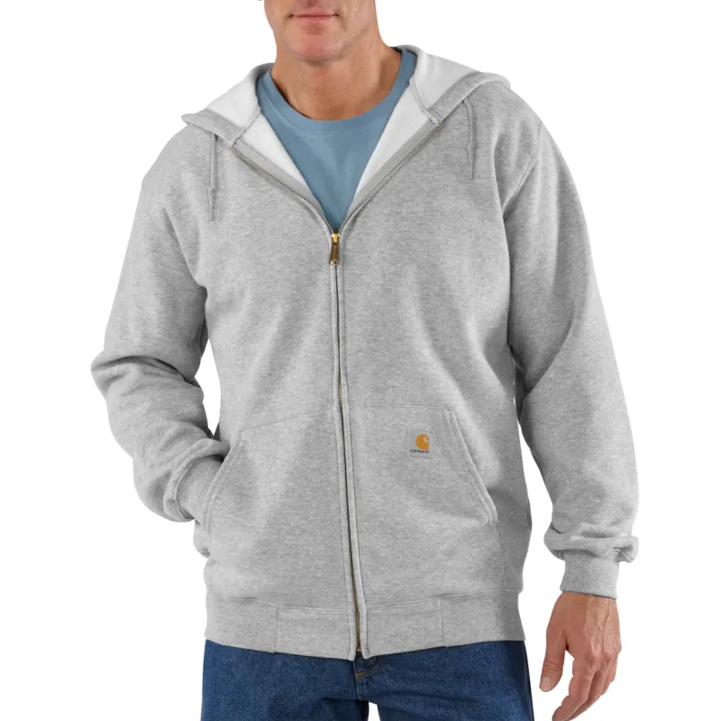 Carhartt Men's Midweight Zip Hooded Sweatshirt_Heather Grey sold by Work World