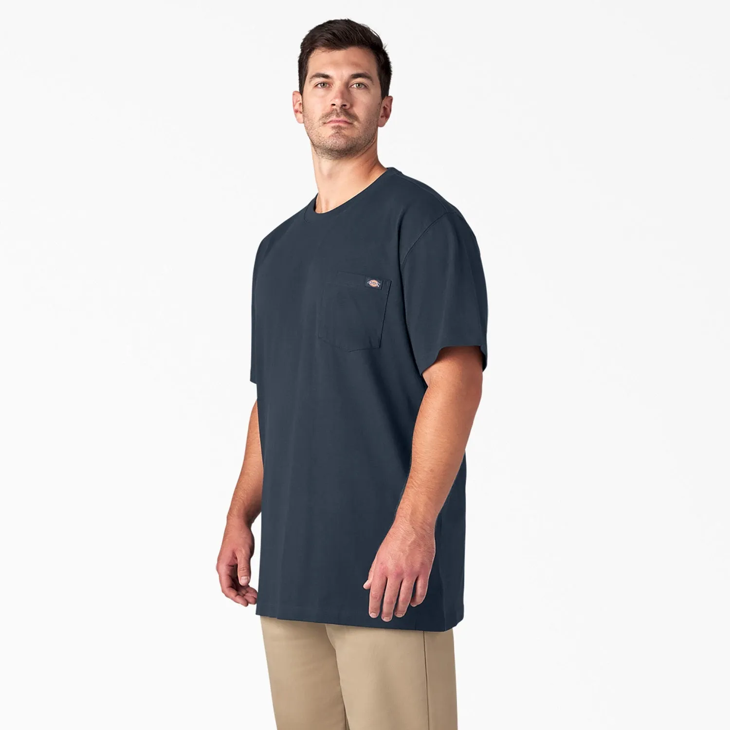 Dickies Men's Heavyweight Short Sleeve Pocket T-Shirt_Dark Navy sold by Work World product image thumbnail 5