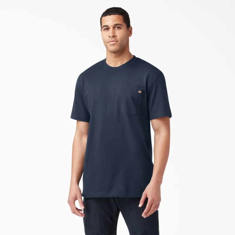 Dickies Men's Heavyweight Short Sleeve Pocket T-Shirt_Dark Navy sold by Work World