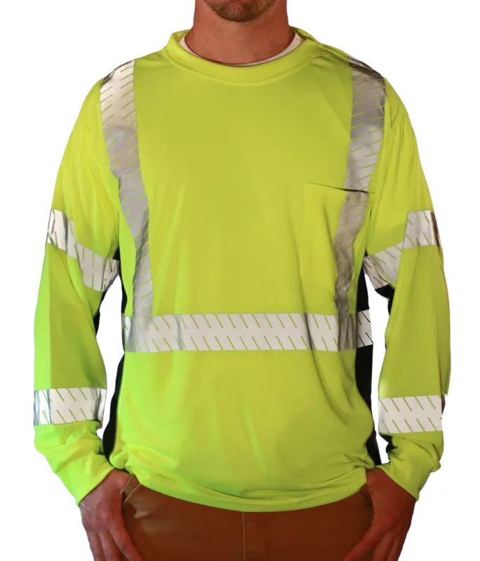 ML Kishigo Men's Premium Black Series Long Sleeve T-Shirt sold by Work World