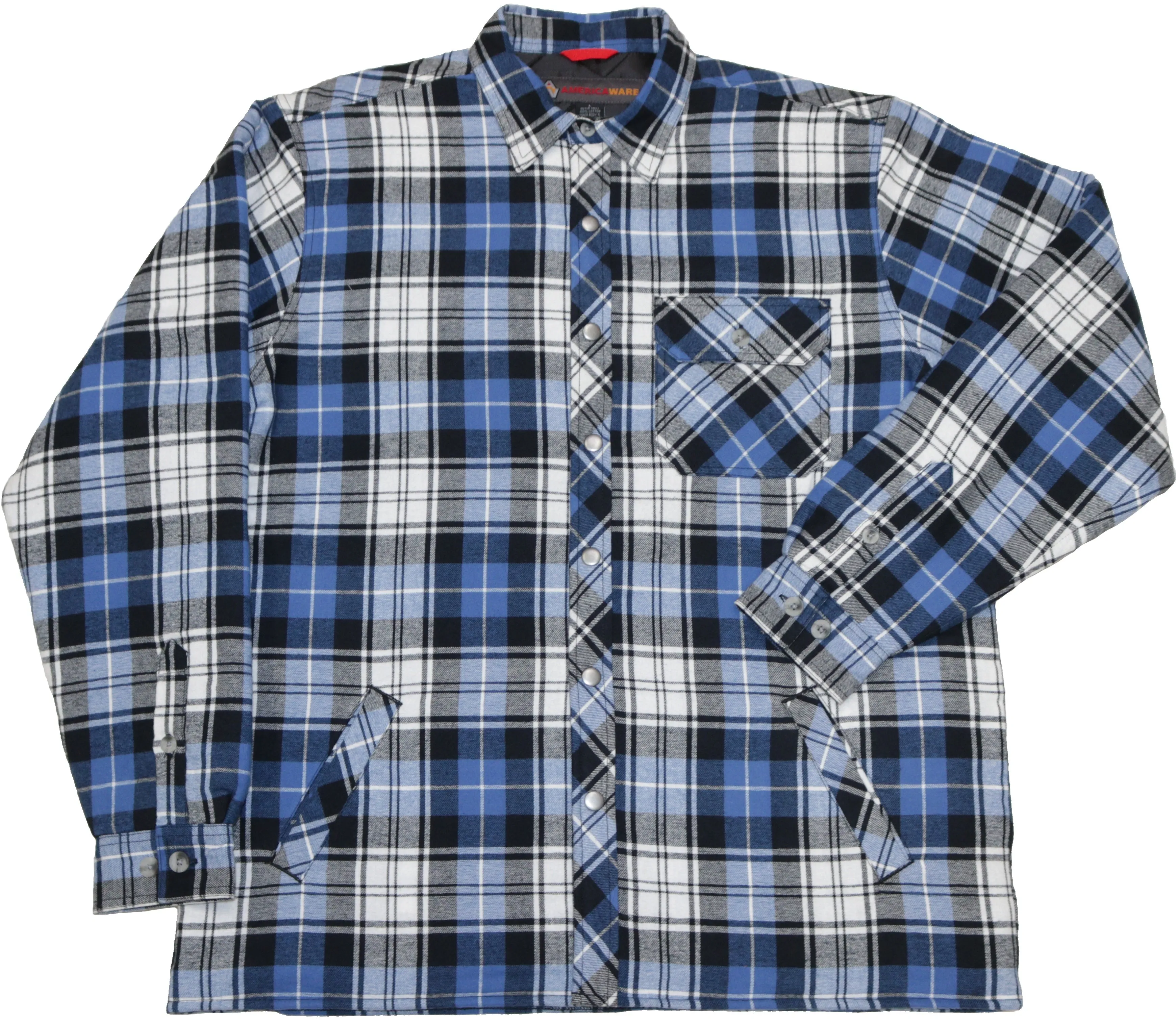 AmericaWare Men's Bevel Quilted Shirt Jac sold by Work World