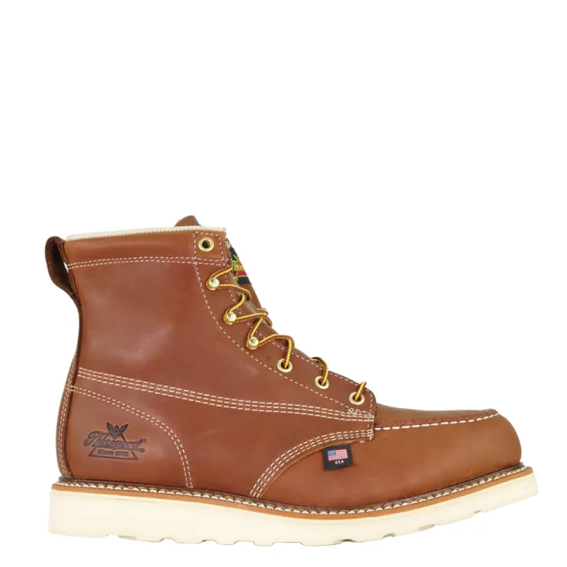 Thorogood Men's American Heritage MAXWear Wedge 6" Steel Toe Work Boot_Tobacco sold by Work World