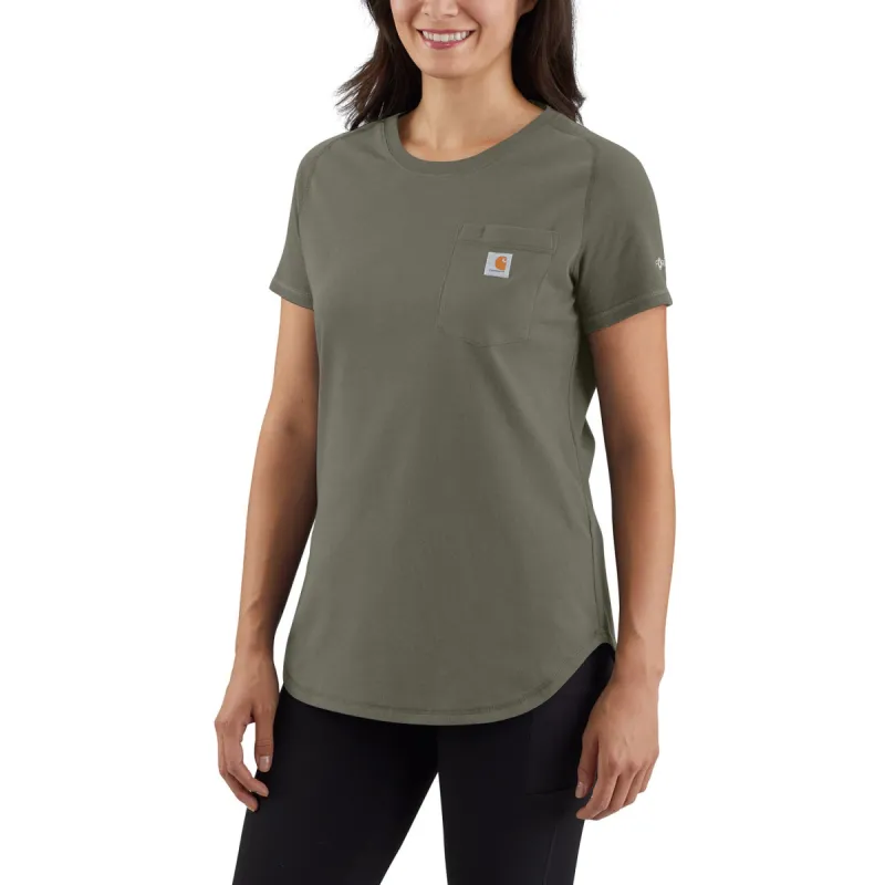 Carhartt Women's Force® Relaxed Fit Midweight Pocket T-Shirt sold by Work World
